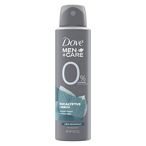 Dove Men+Care Deodorant Spray - 48 Hour Odor Protection, Eucalyptus & Birch Scent - 4oz