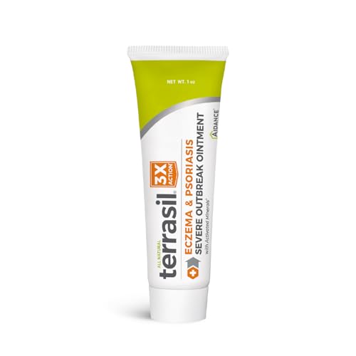 Terrasil Eczema & Psoriasis Ointment - Fast Relief for Itchy Skin, All-Natural Ingredients - 28g