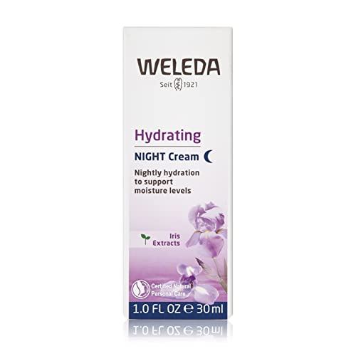 Weleda Night Face Cream - Hydrates & Nourishes with Iris Root, Calendula, Chamomile - 1oz