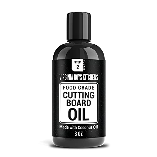 Virginia Boys Kitchens Coconut Cutting Board Oil - Food Safe Moisturizer, Pure Ingredients - 16oz