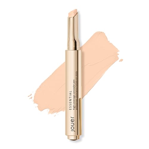 Jouer High Coverage Concealer Pen - Brightening Formula with Hyaluronic Acid & Vitamin E - 0.09oz