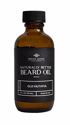 MNSC Old Faithful Beard Oil - Softens & Strengthens, Hypoallergenic, All-Natural - 1oz