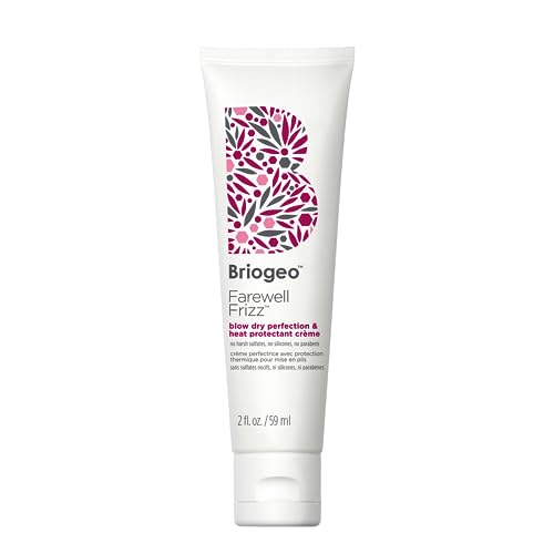 Briogeo Hair Styling Cream - Frizz Control, Heat Protectant, Argan & Coconut Oil - 2 fl oz