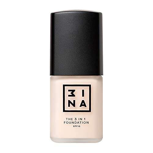 3INA 3-In-1 Foundation 210 - Vegan, Medium Coverage, Natural Finish - 1.01 Oz