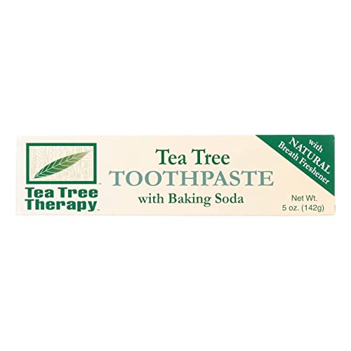 Tea Tree Therapy Toothpaste - Natural Plaque Control, Antiseptic Tea Tree Oil - 5 oz