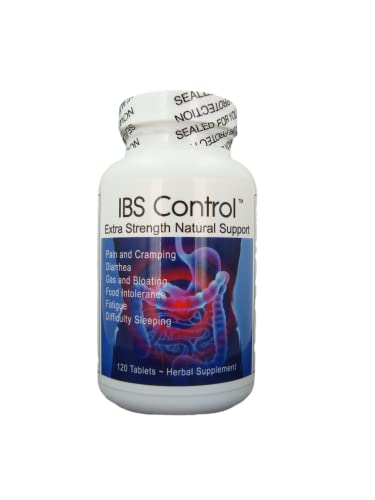 IBS Control Digestive Enzyme Blend - Natural Relief for Bloating, Gas, and Pain - 120 Tablets