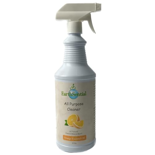 EarthSential All Purpose Cleaner - Natural Orange Oil, Non-Toxic, Non-Corrosive - 32oz Spray