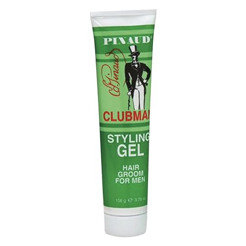 Clubman Pinaud Hair Gel for Men - Conditioning, Alcohol-Free, Light Fragrance - 3.75oz