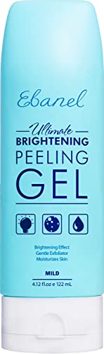 Ebanel Exfoliating Face Scrub - Brightens & Hydrates with Aloe, Vitamin C - 4oz Peeling Gel