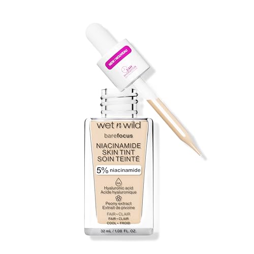 wet n wild Tinted Moisturizer - 5% Niacinamide, Lightweight Hydration, Natural Radiance - Fair