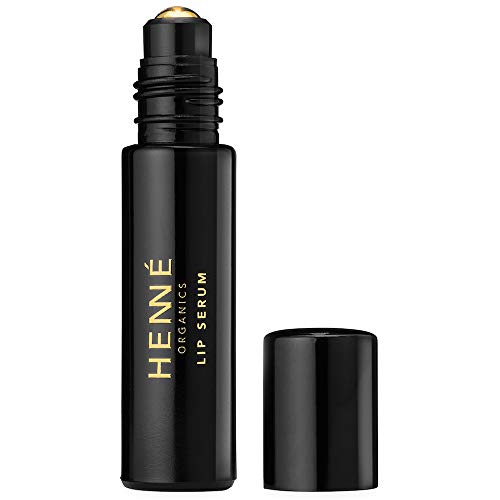 Henné Organics Lip Serum - Antioxidant Treatment for Smooth, Firm Lips - USDA Organic, 0.34oz