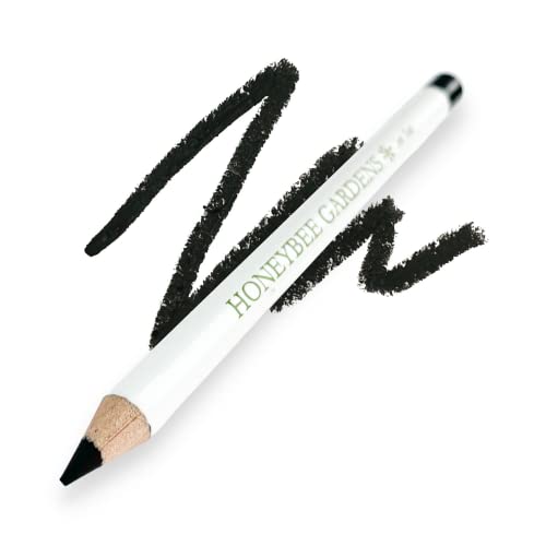 Honeybee Gardens Eyeliner Pencil - Rich Pigmentation, Vegan, Gluten-Free, Jet Set Black - 0.04oz