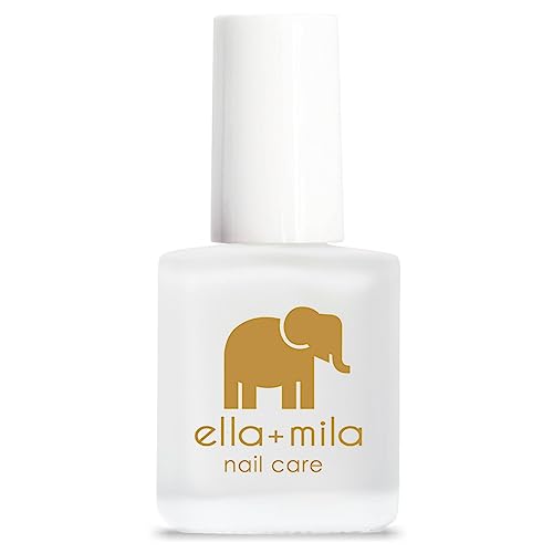 ella+mila Nail Polish Ridge Filler - Promotes Healthy Growth, Vegan & Cruelty-Free - 15ml