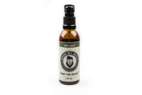 MANE by Maya Beard Oil - Promotes Growth, Adds Sheen, All Natural - Bay Leaf, 2 FL OZ