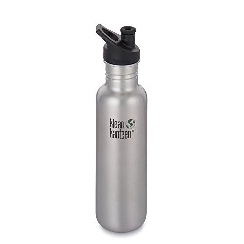 Klean Kanteen Stainless Steel Water Bottle - Durable, BPA-Free, Easy Clean - 27oz Brushed Finish