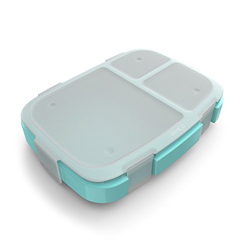 Bentgo Fresh Tray - Reusable, BPA-Free 4-Compartment Meal Prep Container, Aqua