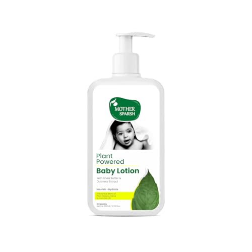 Mother Sparsh Baby Body Lotion - Nourishing Moisture, Organic Ingredients - 200ml