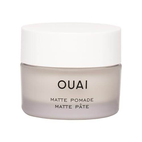 OUAI Matte Hair Pomade - Moldable Hold & Texture, Paraben Free - 1.7 Oz, French-Inspired Scent