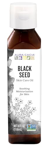 Aura Cacia Black Seed Skin Care Oil - Soothing, Moisturizing, GC/MS Tested Purity - 118ml