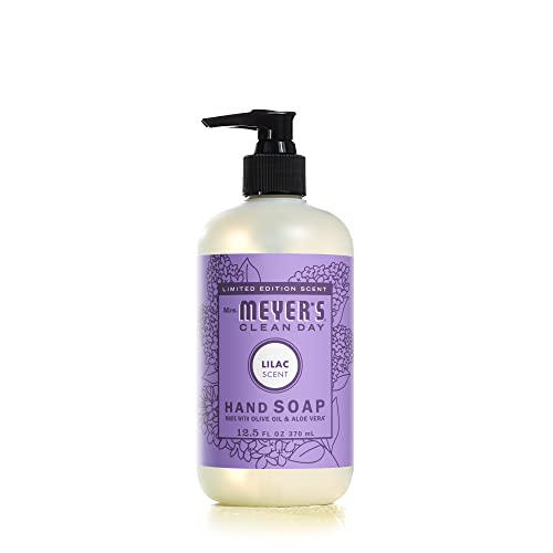 Mrs. Meyer's Hand Soap - Lilac Scent, Essential Oils, Biodegradable - 12.5 fl. oz