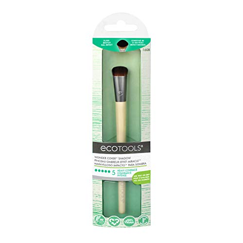 EcoTools Eye Shadow Brush - 25,000 Bristles for Intense Color, Bamboo Handle - Versatile Use