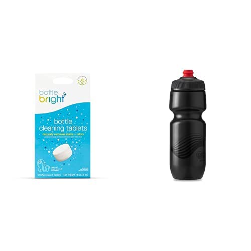 BOTTLE BRIGHT Cleaning Tablets - Freshens Stainless Steel & Reusable Bottles - 12 Tablets