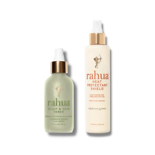 Rahua Hair Care Bundle - Nourish Scalp & Shield from Heat Damage, Tropical Aroma - 2 Items