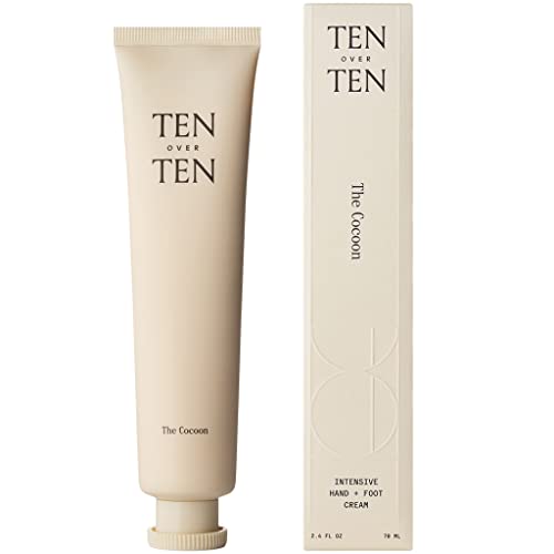 tenoverten Body Lotion - Deep Hydration for Hands & Feet, Natural Ingredients - 2.4 fl oz