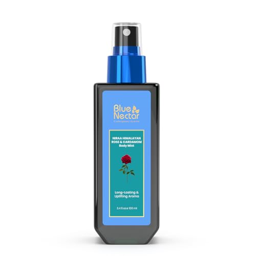 Blue Nectar Body Mist - Long-Lasting Freshness with Himalayan Rose & Cardamom - 3.4 Fl oz