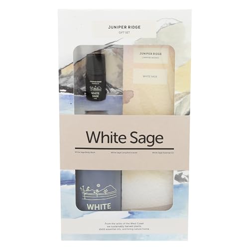 JUNIPER RIDGE Body Wash Gift Pack - Infused with White Sage & Essential Oils - 3 CT