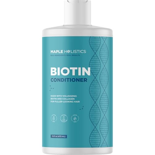 Nourishing Biotin Hair Regrowth Conditioner - Revives Thinning Hair, Sulfate-Free - 16 Fl Oz