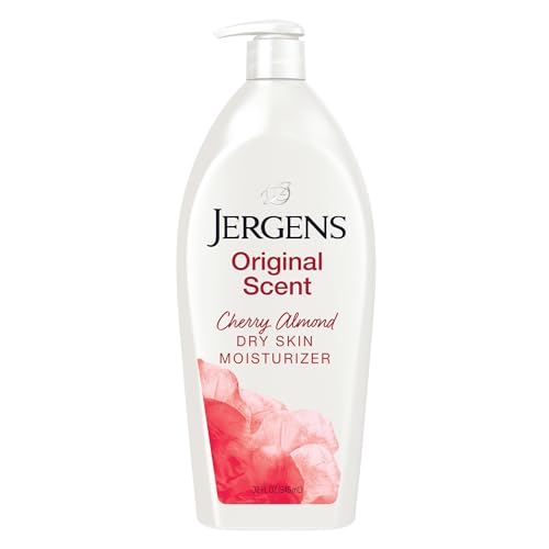 Jergens Dry Skin Lotion - Long-Lasting Hydration, Cherry Almond Essence - 32oz