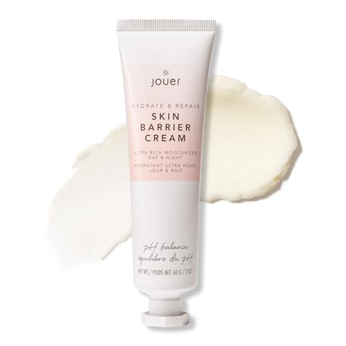 Jouer Skin Barrier Cream - Hydrating Anti-Aging Moisturizer with Hyaluronic Acid & CoQ10 - 2oz