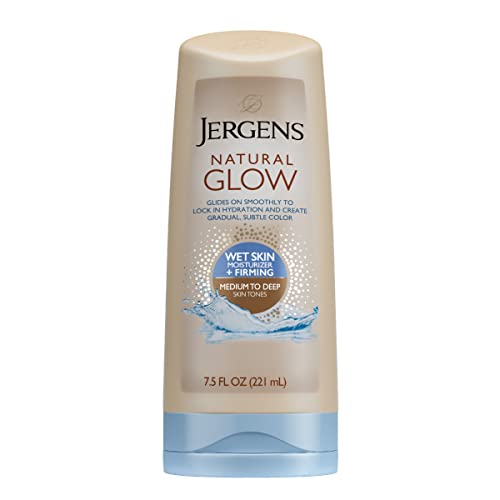 Jergens Natural Glow Self Tanner Lotion - Hydrating, Firming, Natural Bronze - 7.5oz