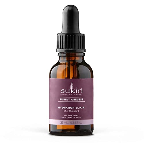 SUKIN Purely Ageless Hydration Elixir - Deep Moisturization, Natural Ingredients - 25ml