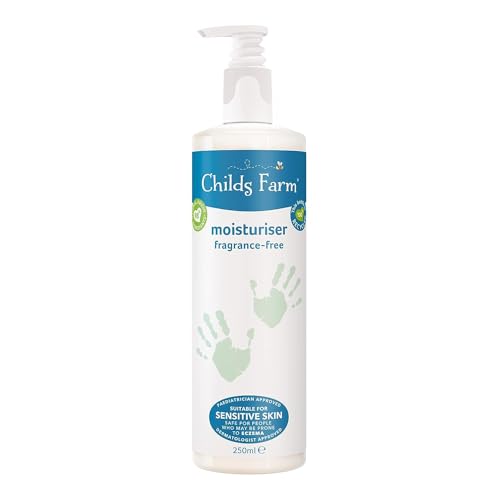 Childs Farm Kids Moisturiser - Soothes & Hydrates Sensitive Skin, Vegan & Cruelty-Free - 6x250ml