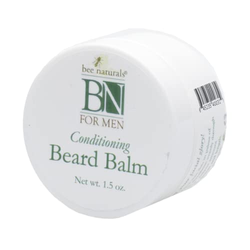 Bee Naturals Conditioning Beard Balm - Nourishing Coconut Oil, Lavender & Cedarwood - 2oz