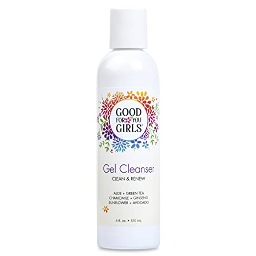 Good For You Girls Gel Facial Cleanser - Gentle, pH Balanced, Natural Botanicals - 4 fl oz