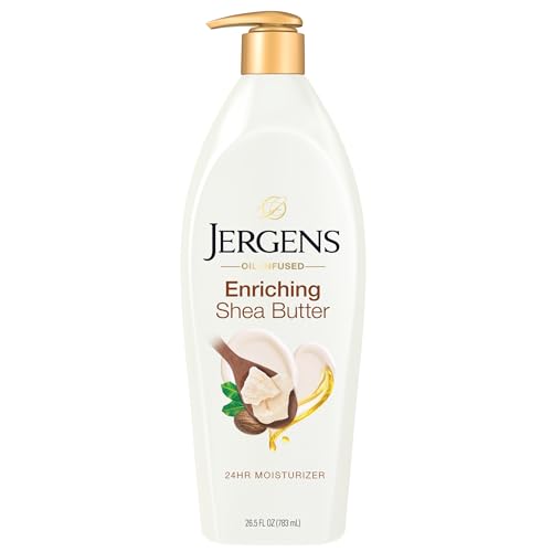 Jergens Body Lotion - Revives Dull Skin, Deeply Conditions with Shea Butter - 26.5 oz