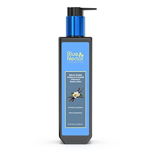 Blue Nectar Body Lotion - Nourishing Hydration with Vanilla, Ayurvedic Ingredients - 6.76 Fl oz