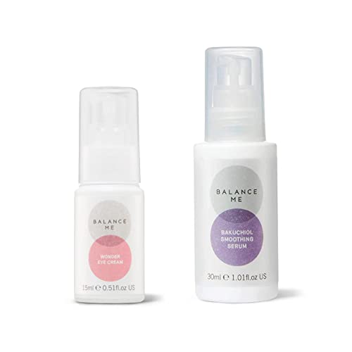 Balance Me Eye Cream Duo - Firms, Hydrates, Reduces Dark Circles, Vegan - 15ml & 30ml