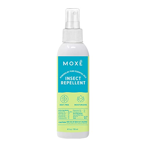 MOXĒ Bug Spray - Plant-Based Insect Protection, Non-Toxic & Safe for Kids - 7oz