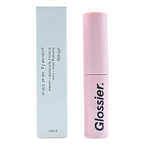 Glossier Ultralip High Shine Lipstick - Hydrating, Vegan, Recyclable Packaging - Pony, Rosy Taupe