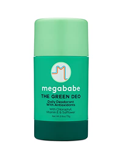 Megababe Daily Deodorant - Nourishing Odor Protection, Aluminum-Free, Geranium & Lemon - 2.6 oz