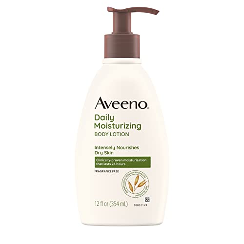 Aveeno Daily Moisturizing Body Lotion - Nourishes Dry Skin, Prebiotic Oat Formula - 12 fl. oz