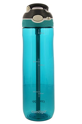 Contigo AUTOSPOUT Ashland Reusable Water Bottle - One-Handed, Leak-Proof, BPA-Free - 24oz Scuba