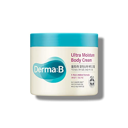 Derma B Body Lotion - 48-Hour Moisturization, Olive Oil & Allantoin, Fast Absorbing - 14.54 Fl Oz