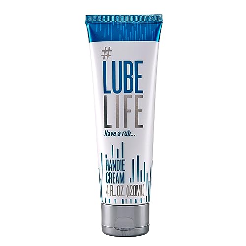 Lube Life Handie Cream - Natural Ingredients, Smooth Texture, Easy Clean - 4 Fl Oz