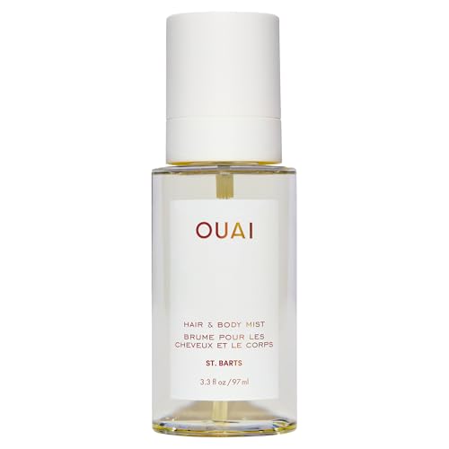 OUAI St. Barts Body Mist - Tropical Scent with Dragonfruit, Orange Blossom & Musk - 3.3 Fl Oz