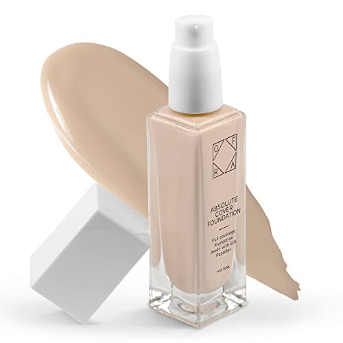 Ofra Foundation - High Coverage & Natural Finish, Nourishing Peptide Formula - 1oz